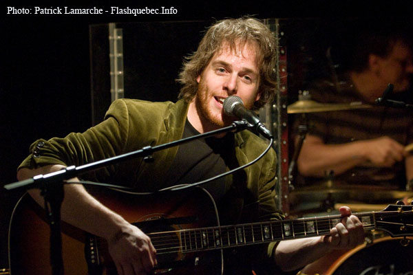 Mathieu Gaudet -  Les week-ends de la chanson Quebecor - Studio thÃ©atre de la place des arts.