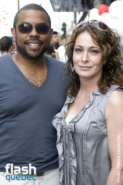 FrÃ©dÃ©ric Pierre et Sophie Bourgeois - PremiÃ¨re tapis rouge du film: pichÃ© entre ciel et terre - Utilisation quelle qu\'elle soit strictement interdite sans l\'accord de l\'auteur - patrick@flashquebec.ca