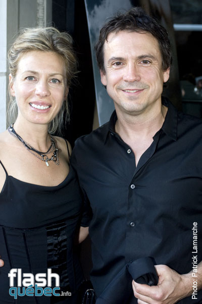 CÃ©line Bonnier et Claude Legault - PremiÃ¨re tapis rouge du film: pichÃ© entre ciel et terre - Utilisation quelle qu\'elle soit strictement interdite sans l\'accord de l\'auteur - patrick@flashquebec.ca