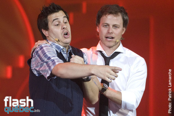 Pierre HÃ©bert et Louis Morissette - Gala Louis Morissette et Jean-FranÃ§ois Mercier - Juste pour rire 2010 - Utilisation quelle qu\'elle soit strictement interdite sans l\'accord de l\'auteur - patrick@flashquebec.ca