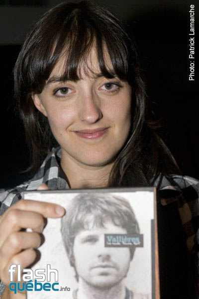 Marie-Pierre Arthur au lancement du disque - Le monde tourne fort - Vicent Vallières - l\'Astral - 31 aout 2009 - aucune utilisation permise sans autorisation écrite de l\'auteur - patrick@flashquebec.ca