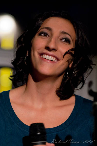 Florence K. Lancement du 13eme album de Natalie Choquette -Terra Mia- au Suzo Resto Lounge de Montreal, le 27 novembre 2008.