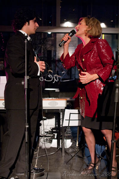 Avec Daniel Panetta. Lancement du 13eme album de Natalie Choquette -Terra Mia- au Suzo Resto Lounge de Montreal, le 27 novembre 2008.