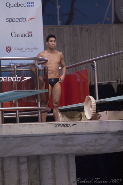 KONICA MINOLTA DIGITAL CAMERA;02 mai 2009; Canada; Centre sportif du stade olympique; Cesar Castro - Brasil; Evgenny Kuznetsov - Russie; Jonathan Ruvalcaba - Mexique; Ken nee Yeoh - Malaisie; Men\'s - Homme Open 3M Finals; Montreal; Province de Quebec; Ross Reuben - Canada; Victor Torannzo - Cuba