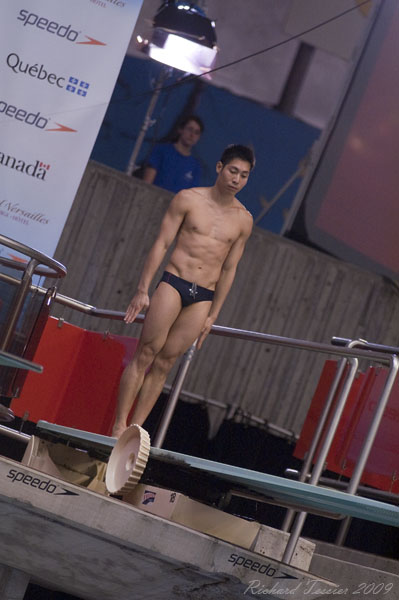 KONICA MINOLTA DIGITAL CAMERA;02 mai 2009; Canada; Centre sportif du stade olympique; Cesar Castro - Brasil; Evgenny Kuznetsov - Russie; Jonathan Ruvalcaba - Mexique; Ken nee Yeoh - Malaisie; Men\'s - Homme Open 3M Finals; Montreal; Province de Quebec; Ross Reuben - Canada; Victor Torannzo - Cuba