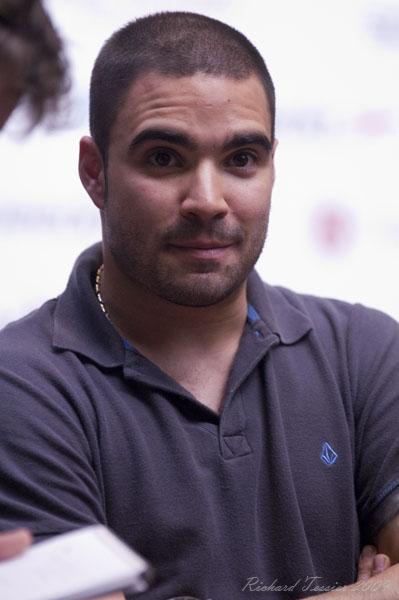 KONICA MINOLTA DIGITAL CAMERA;02 mai 2009; Alexandre Despatie - Canada; Canada; Centre sportif du stade olympique; Coupe Canada 2009; Montreal; Province de Quebec; Ross Reuben - Canada