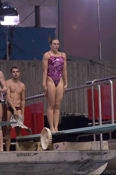 KONICA MINOLTA DIGITAL CAMERA;02 mai 2009; Canada; Centre sportif du stade olympique; Coupe Canada 2009; entrainement; Meaghan Benfeito - Canada; Montreal; Province de Quebec; Reuben Ross - Canada; Roseline Filion - Canada; Ãmilie Heymans - Canada