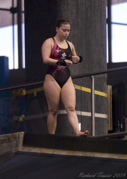 KONICA MINOLTA DIGITAL CAMERA;02 mai 2009; Canada; Centre sportif du stade olympique; Coupe Canada 2009; entrainement; Meaghan Benfeito - Canada; Montreal; Province de Quebec; Reuben Ross - Canada; Roseline Filion - Canada; Ãmilie Heymans - Canada