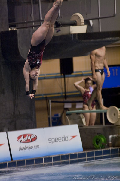KONICA MINOLTA DIGITAL CAMERA;02 mai 2009; Canada; Centre sportif du stade olympique; Coupe Canada 2009; entrainement; Meaghan Benfeito - Canada; Montreal; Province de Quebec; Reuben Ross - Canada; Roseline Filion - Canada; Ãmilie Heymans - Canada