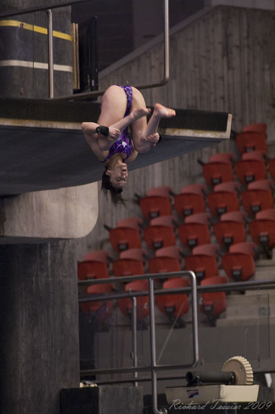 KONICA MINOLTA DIGITAL CAMERA;02 mai 2009; Canada; Centre sportif du stade olympique; Coupe Canada 2009; entrainement; Meaghan Benfeito - Canada; Montreal; Province de Quebec; Reuben Ross - Canada; Roseline Filion - Canada; Ãmilie Heymans - Canada