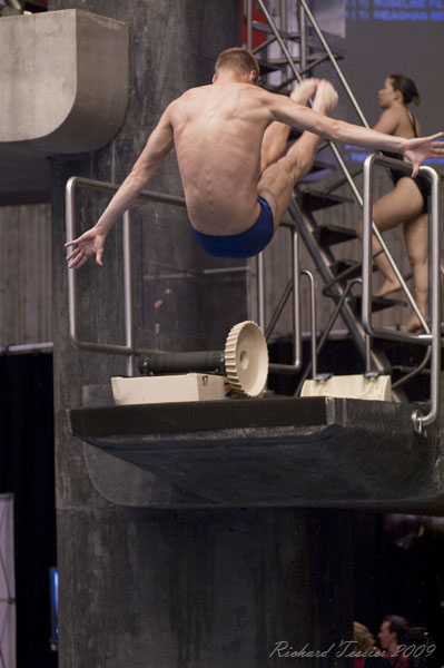 KONICA MINOLTA DIGITAL CAMERA;02 mai 2009; Canada; Centre sportif du stade olympique; Coupe Canada 2009; entrainement; Meaghan Benfeito - Canada; Montreal; Province de Quebec; Reuben Ross - Canada; Roseline Filion - Canada; Ãmilie Heymans - Canada