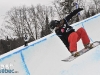 Entrainement en vue de la finale de la Coupe du Monde LG/FIS de Half-Pipe, dans le cadre du Snowboard Jamboree 2011, le jeudi 17 fevrier 2011, a Quebec. Utilisation quelle qu'elle soit strictement interdite sans l'accord de l'auteur franck2lage@gmail.com