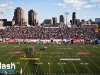 Marque finale: Alouettes 32 - Stampeders 11 - lundi 12 octobre 2009 - stade Percival-Molson.