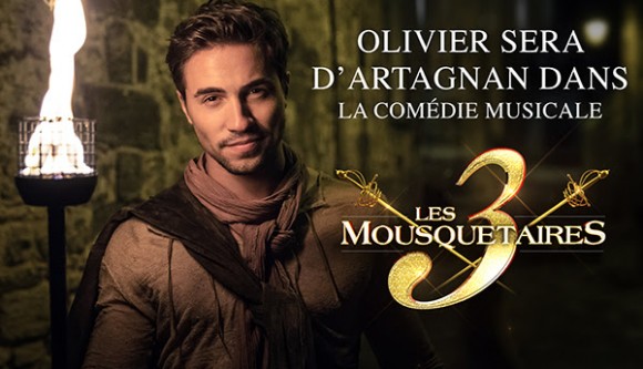 Olivier Dion sera d'artagnan dans les trois mousquetaires