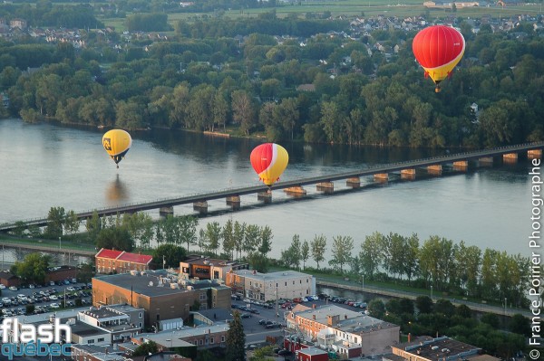 La folie d'une envolée avec Anouk Meunier à l'International de montgolfières de St-Jean-sur-Richelieu