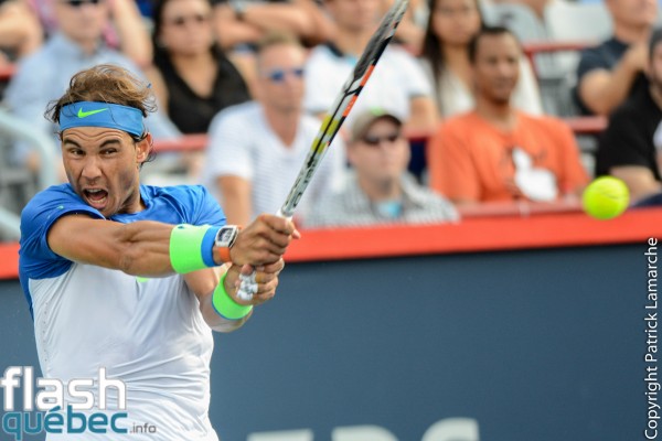 Rafael Nadal a disposé de l'Ukrainien Sergiy Stakhovsky à la Coupe Rogers.